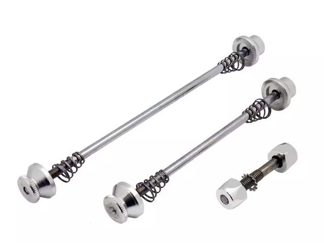 Pika-akselisarja CAVO, hopea, 125, 165, 40mm - Polkupyörän navat muut osat - 44-615 - 1