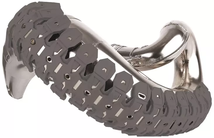 Polisport Armadillo pakoputken suoja 2T, Nardo Harmaa - Crossipyörän tarvikkeet - 179-8469200005 - 1