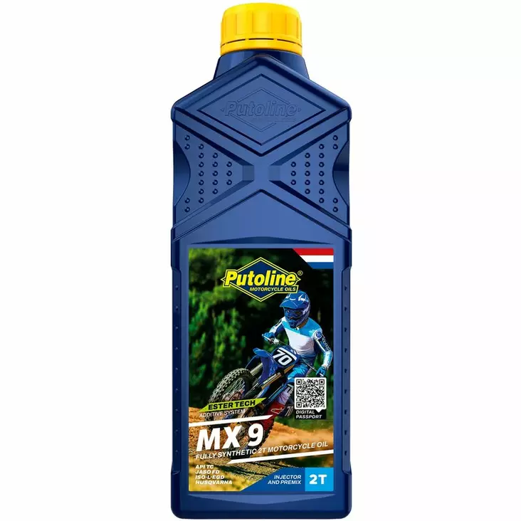 Putoline MX9 Moottoriöljy 1L - 2T Moottoriöljyt - 554-70695 - 2
