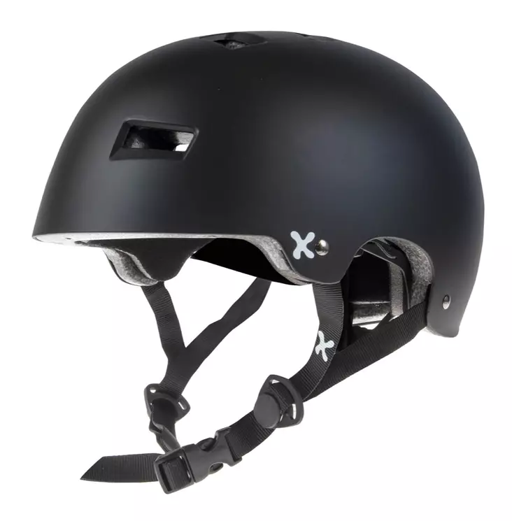 Pyöräilykypärä GTX BMX, 54-58cm, kiiltävä musta, säätöpannalla - Pyöräilykypärät - 93115 - 1