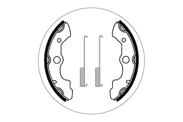 SBS Jarrukengät 2045 - Moottoripyörän jarrukengät - 23-2045 - 1
