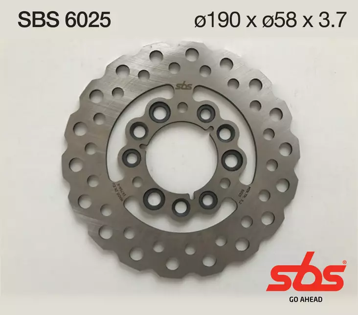 SBS Jarrulevy Upgrade - Moottoripyörän jarrulevyt - 230-6025 - 1