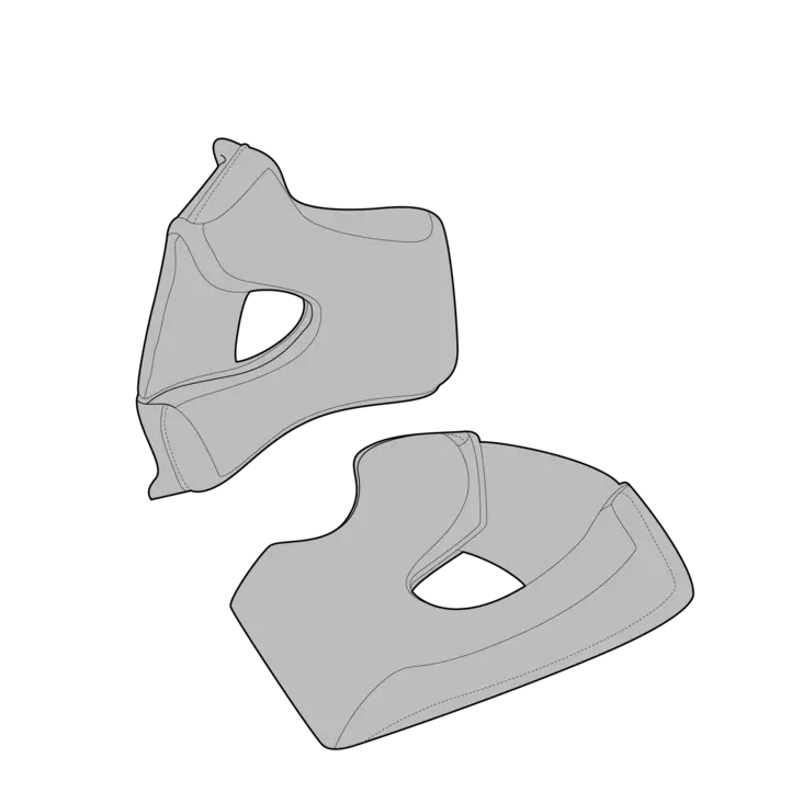 Simpson Darksome poskipalat - Kypärien varaosat - 638-102125 - 1