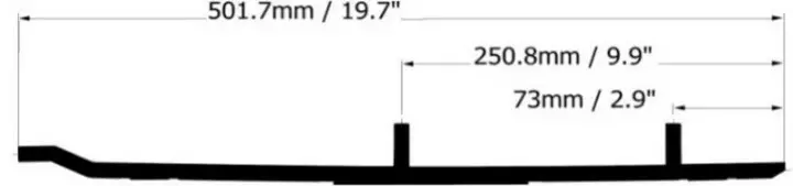 Sno-X Defender ohjausrautapari, Lynx/ Ski-Doo - Moottorikelkan ohjausraudat - 881-0475 - 1