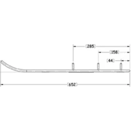 Sno-X Ripper 4'' ohjausrautapari, Arctic Cat - Moottorikelkan ohjausraudat - 881-4115 - 1