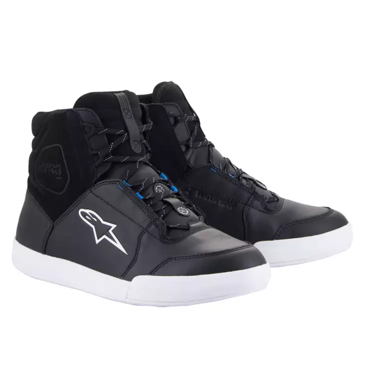Vedenpitävät Ajokengät Alpinestars Chrome, musta/valkoinen/sininen - Ajokengät - D439565 - 1