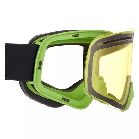 AMOQ Vision Vent+ Magnetic Ajolasit Musta-Vihreä - Keltainen - Kelkkalasit - 645-23130326 - 2