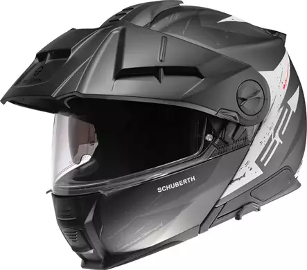 Avattava mp- kypärä Schuberth E2 Explorer, antrasitti - Avattavat- ja avokypärät - 51-2316 - 2
