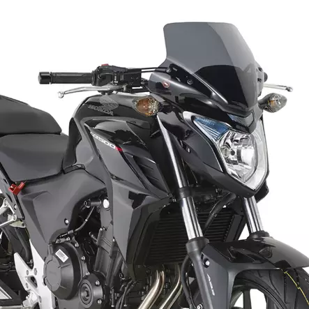 Givi Tummennettu, savunvärinen tuulilasi, 28,5 x 36 cm, Honda CB500F (2013-2015) - Moottoripyörän tuulisuojat - 323-A1126 - 2