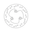 Brembo Jarrulevy Serie Oro - Moottoripyörän jarrulevyt - 232-68B40716 - 1