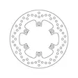 Brembo Jarrulevy Serie Oro - Moottoripyörän jarrulevyt - 232-68B40746 - 1