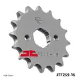 JT Eturatas JTF259.16 - Moottoripyörän eturattaat - 274-F259-16 - 1