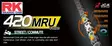 RK 420MRU U-rengasketju +CL (jousil.) - Mopon ketjut - 282-420190-146 - 2