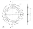Supersprox Stealth Takaratas Oranssi - Moottoripyörän takarattaat - 272-899-RST-42-6 - 0