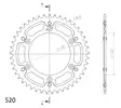 Supersprox Stealth Takaratas Oranssi - Moottoripyörän takarattaat - 272-990-RST-46-6 - 1