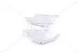 UFO Sivunumerokilvet YZ125/250 15- Valkoinen 046 - Crossipyörän sivunumerokilvet - 650-4842-046 - 1