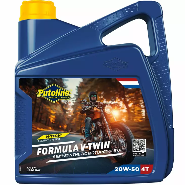 Putoline Formula V-Twin 20W-50 Moottoriöljy 4L - 4-T Moottoriöljyt - 554-70506 - 1