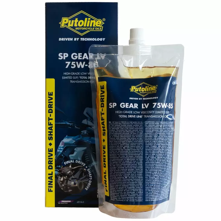Putoline SP Gear LV 75W-85 Final Shaft Drive 500ml - 4-T Moottoriöljyt - 554-74566 - 1