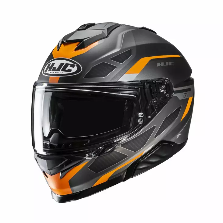 HJC kypärä i71 Zest, musta/oranssi MC7SF - Umpikypärät - 630-26586 - 1