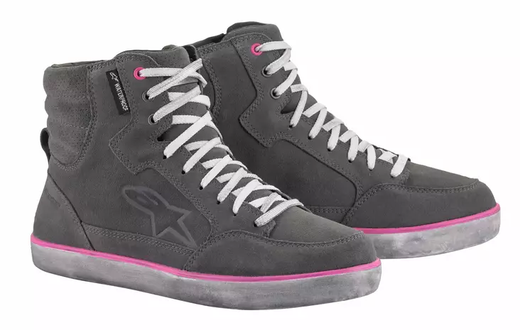 Alpinestars Ajokenkä Lady J-6 vedenpitävä, harmaa/violetti - Ajokengät - D324356 - 1