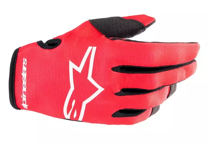 Alpinestars Nuorten Radar crossihanskat Punainen/Valkoinen - Lasten crossihanskat - D438196 - 2