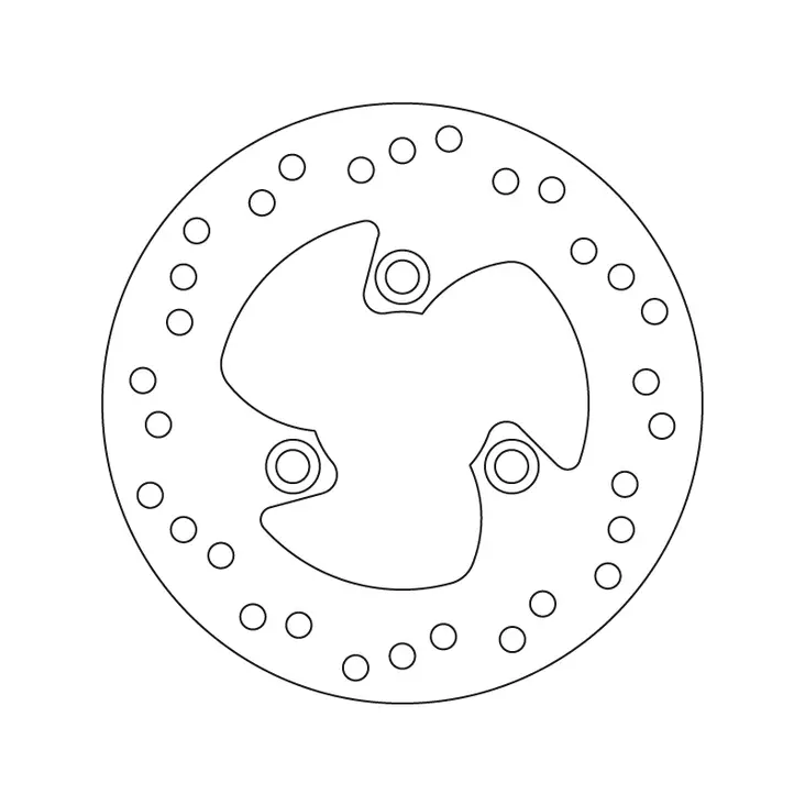 Brembo Jarrulevy Serie Oro - Moottoripyörän jarrulevyt - 232-68B40716 - 1