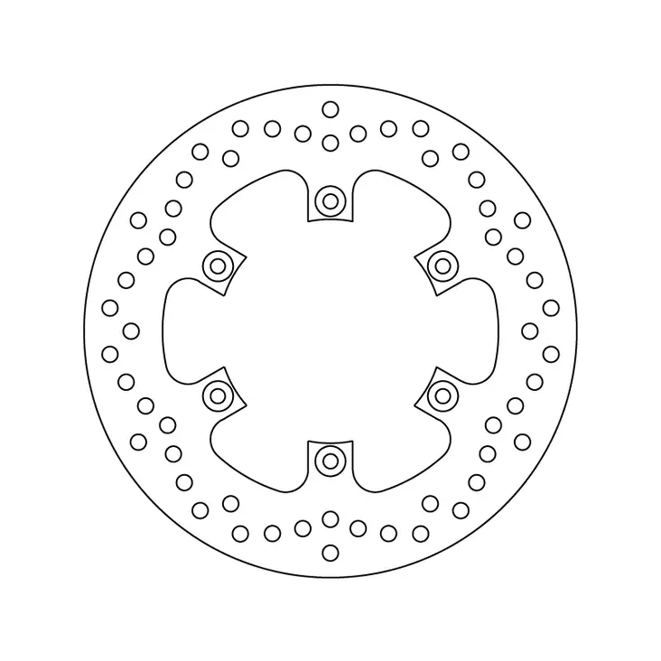 Brembo Jarrulevy Serie Oro - Moottoripyörän jarrulevyt - 232-68B40746 - 1