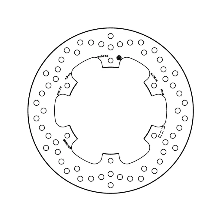Brembo Jarrulevy Serie Oro - Moottoripyörän jarrulevyt - 232-68B40756 - 1