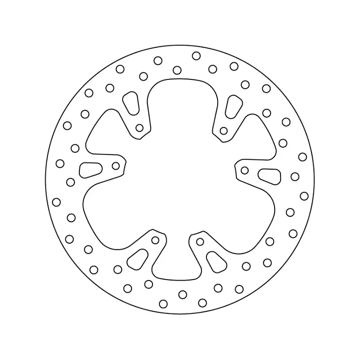 Brembo Jarrulevy Serie Oro - Moottoripyörän jarrulevyt - 232-68B40796 - 1