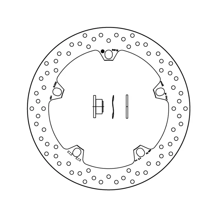 Brembo Serie Oro jarrulevy - Moottoripyörän jarrulevyt - 232-168B407D6 - 1