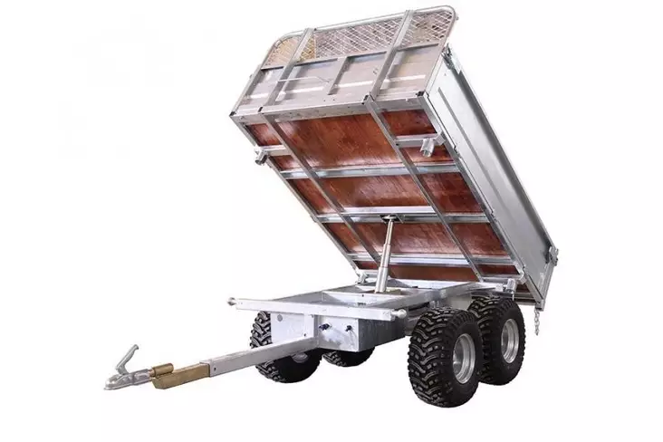 Bronco Kärry 3-Suuntainen sähkökipillä MAX. 1600KG - Mönkijän kärryt ja reet - 77-12186 - 1