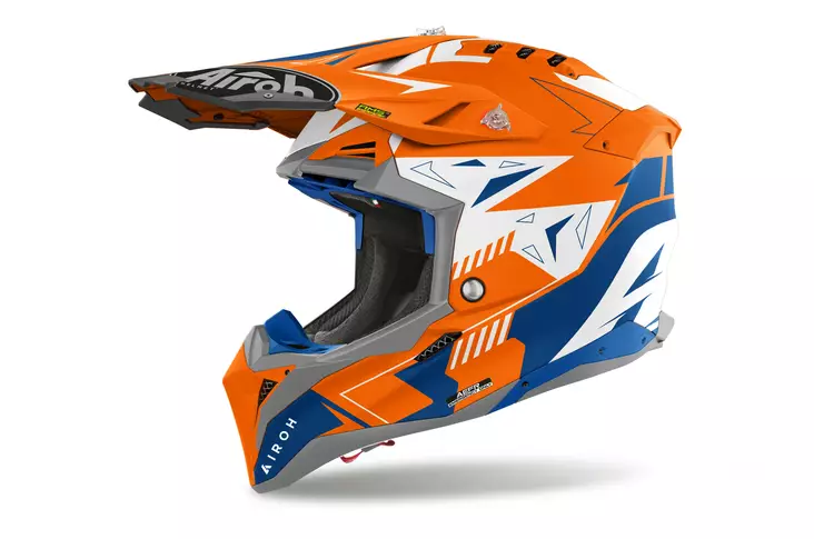 Crossikypärä Airoh Aviator 3 Spin, oranssi fluo - Crossikypärät - 57-230006 - 1