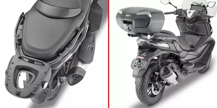 Givi Specific rear rack VOGE SR4 350 (22 - Moottoripyörän laukkujen kiinnikesarjat - 322-SR9256 - 1