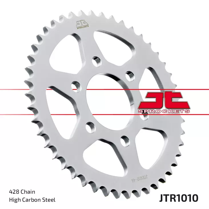 JT Rear Sprocket JTR1010.46 - Moottoripyörän takarattaat - 274-R1010-46 - 1
