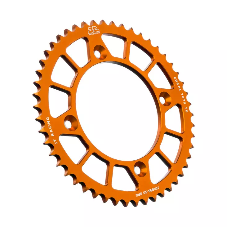 JT Takaratas Alumiini 7075 T6 Oranssi JTA895.50ORG - Crossipyörän takarattaat - 274-A895-50-6 - 1