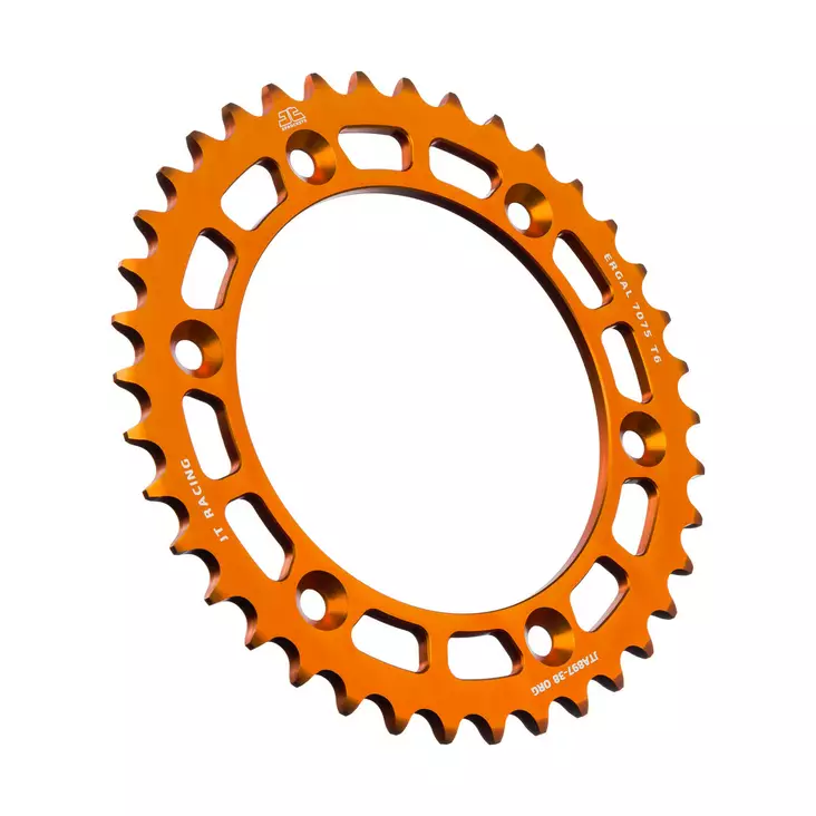JT Takaratas Alumiini 7075 T6 Oranssi JTA897.38ORG - Crossipyörän takarattaat - 274-A897-38-6 - 1