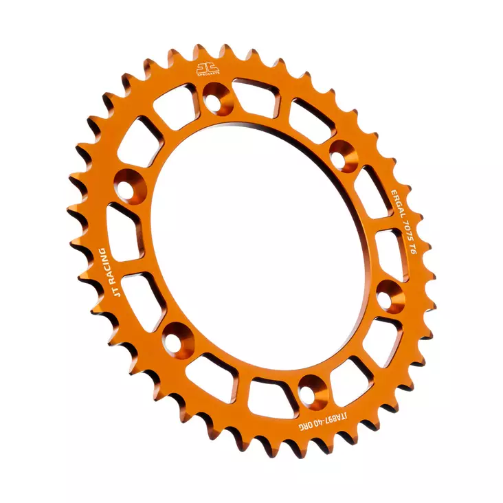 JT Takaratas Alumiini 7075 T6 Oranssi JTA897.40ORG - Crossipyörän takarattaat - 274-A897-40-6 - 1