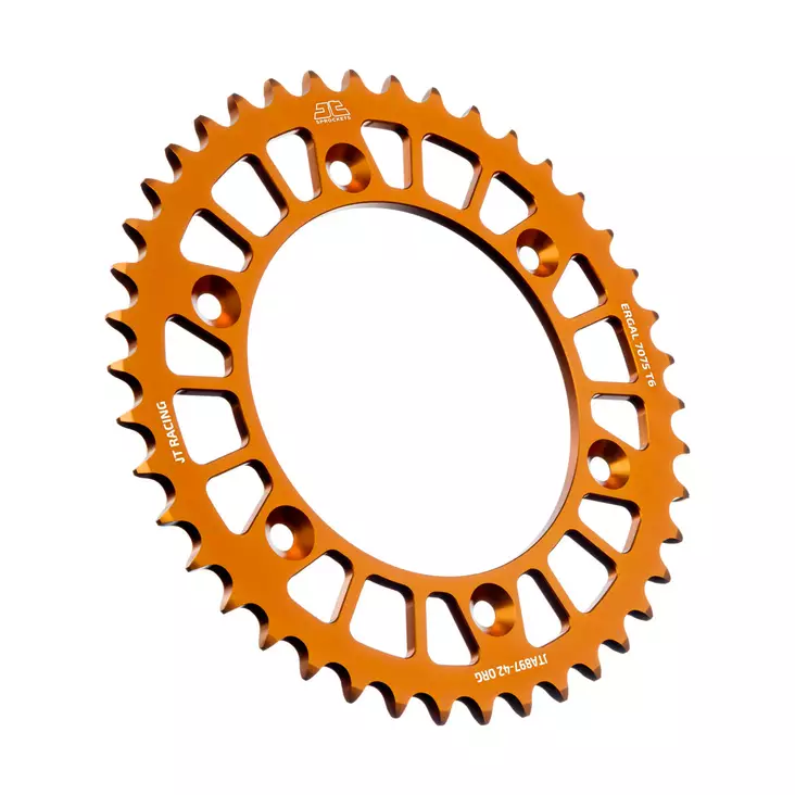 JT Takaratas Alumiini 7075 T6 Oranssi JTA897.42ORG - Crossipyörän takarattaat - 274-A897-42-6 - 1
