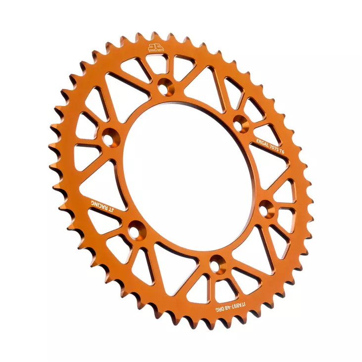 JT Takaratas Alumiini 7075 T6 Oranssi JTA897.48ORG - Crossipyörän takarattaat - 274-A897-48-6 - 1