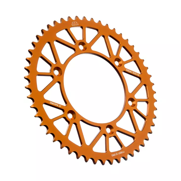 JT Takaratas Alumiini 7075 T6 Oranssi JTA897.51ORG - Crossipyörän takarattaat - 274-A897-51-6 - 1