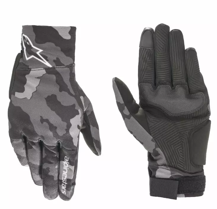 Lasten ajohanskat Alpinestars Reef, musta/camo - Lasten ajovarusteet - D373676 - 1