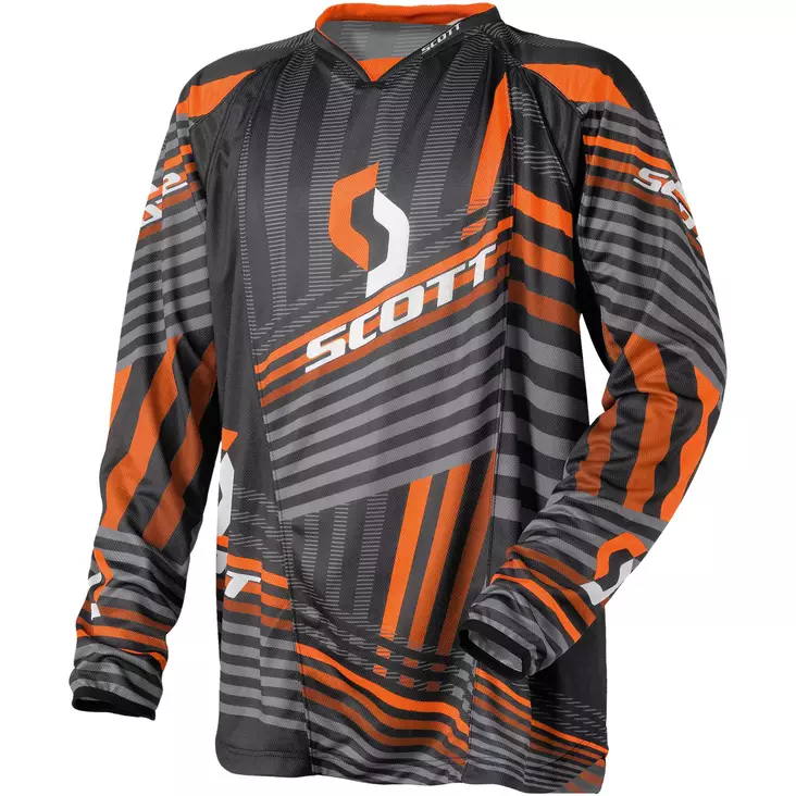 Lasten crossipaita Scott 250, musta/harmaa/oranssi - Lasten crossipaidat - 2176811009006 - 1