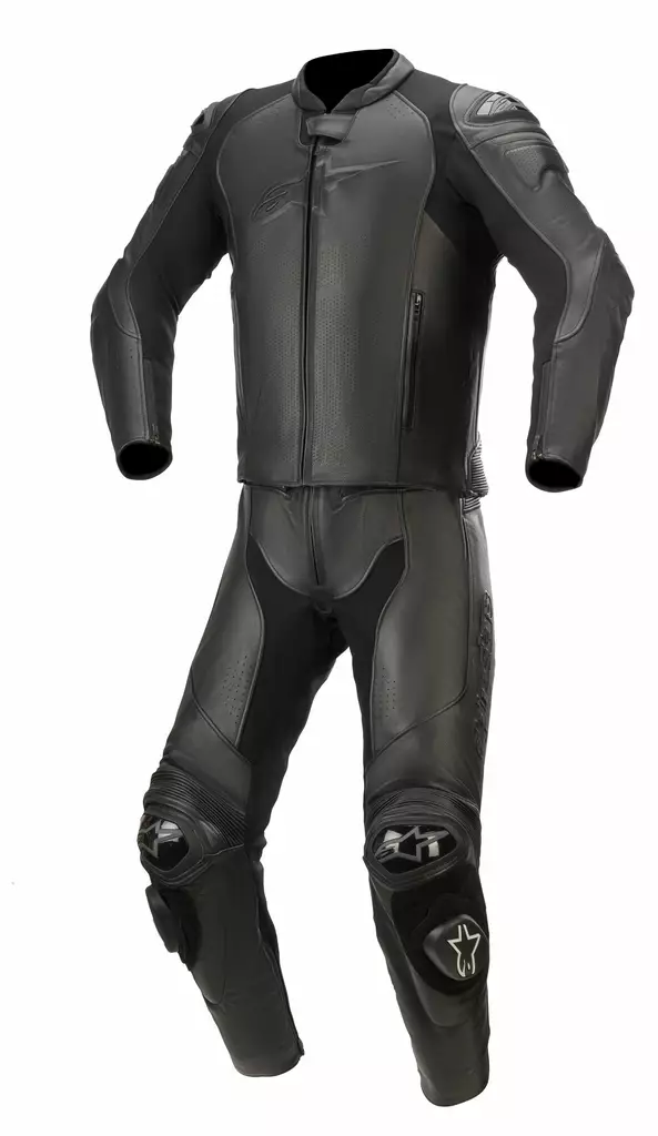 Miesten nahkapuku Alpinestars GP Plus v3, musta, kaksiosainen - MP Nahkapuvut - D323536 - 1