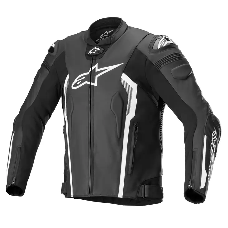 MP nahkatakki Alpinestars Missile V2, musta/valkoinen - MP Nahkatakit - D397736 - 1
