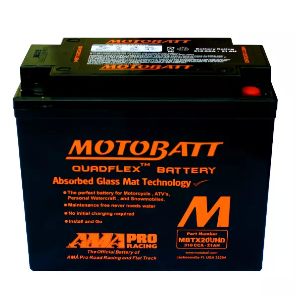 Motobatt akku, MBTX20UHD Black - Motorbattin akut - 14-526 - 1