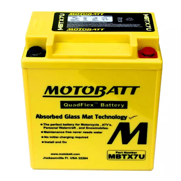 Motobatt akku, MBTX7U - Motorbattin akut - 14-506 - 1