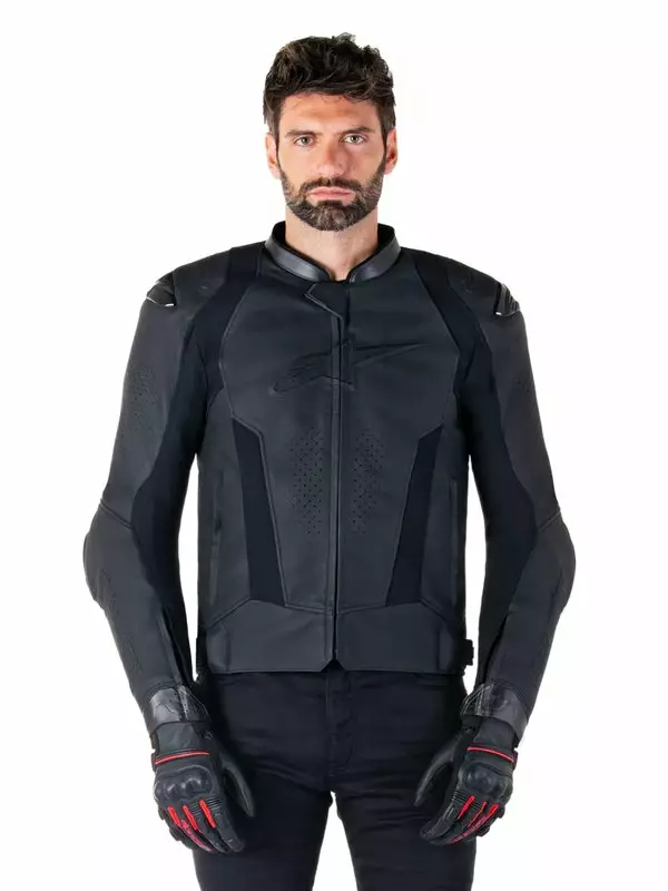 MP-nahkatakki Alpinestars Missile v3, musta - MP Nahkatakit - D496886 - 1