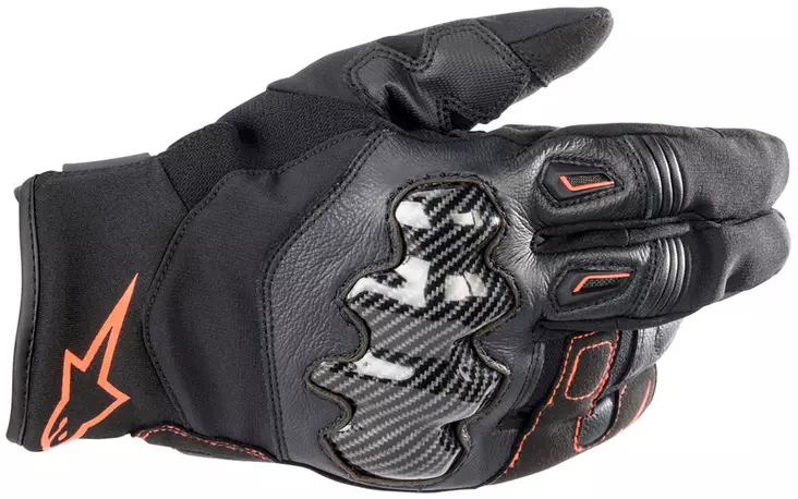 MP ajohanskat Alpinestars SMX-1, vedenpitävä, musta/punainen - MP Ajohanskat - D439226 - 2