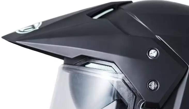 MT Duo Sport mattamusta lippa - Kypärien varaosat - 181306706 - 1