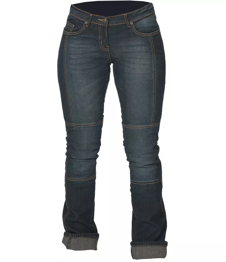 Naisten ajofarkut Bolt Modena Kevlar, tummansininen - MP Ajohousut - 633-32735-D26 - 1